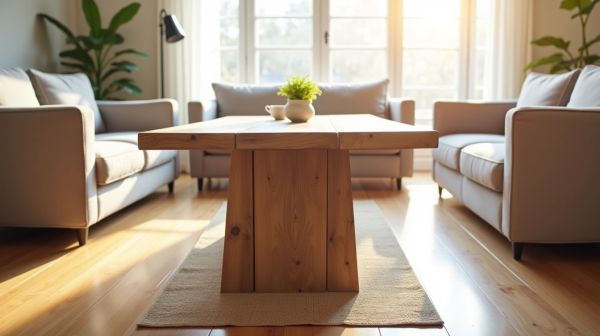 Comment choisir votre table basse en bois massif adaptée à votre salon