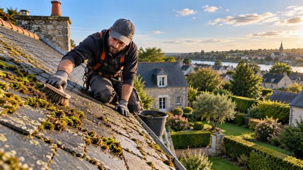 Les méthodes incontournables pour un démoussage de toiture à Savenay